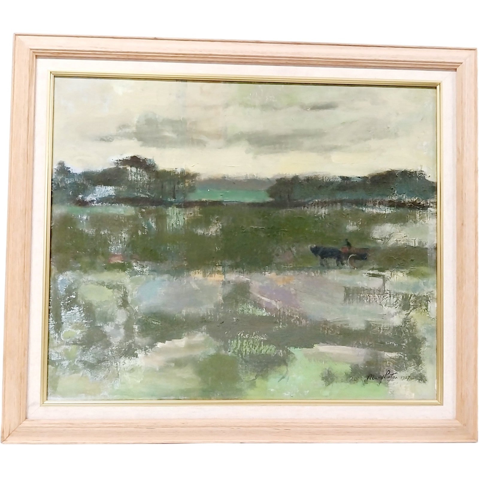 Mary R Paton Original Acrylic Painting "Homeward" on Canvas by 1957